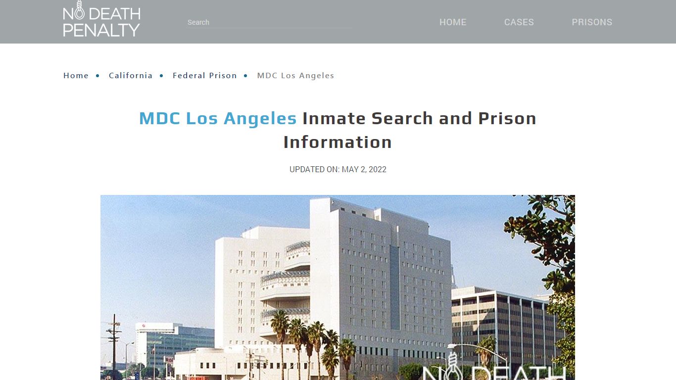 MDC Los Angeles Inmate Search, Visitation, Phone no ...